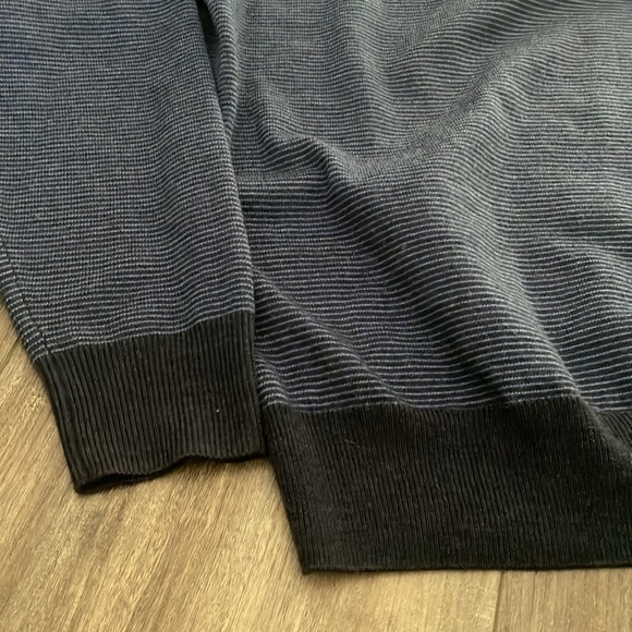 Peter Millar merino wool blue quarterzip small - Picture 4 of 8